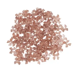 Miniatur-Schmuckstein-Schleifen, transparent, 0,9cm x 1cm x 0,2cm, rosenholz, 100 Stück