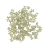 Miniatur-Schmuckstein-Schmetterlinge, transparent, 0,6cm x 0,6cm x 0,3cm, waldgrün, 100 Stück