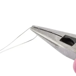 Mini-Flachzange, spitz, 12,5cm lang, Zangenspitze: 2cm, verchromt