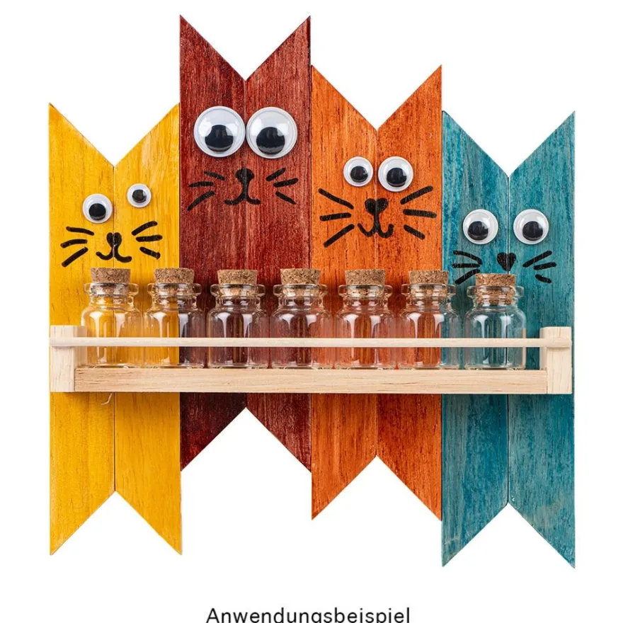 Mini-Reagenzgläser mit Korken, Ø 2,1cm, 3cm hoch, 12 Stück