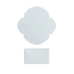 Mini-Umschläge, 2,9 x 4,6 cm, 100 Stück, blau