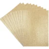 Moosgummi, Glitzer 1, DIN A4, 2mm stark, gold, 10 Bogen