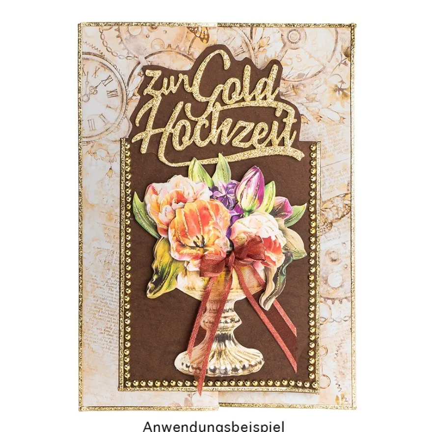 Moosgummi, selbstklebend, Glitzer 2, DIN A4, 2mm, gold & silber, 10 Bogen