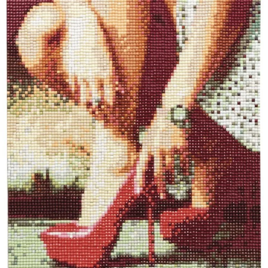 Mosaik-Bild-Set "Fashion", 21,6 x 23,6 cm