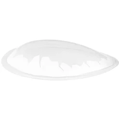 Motiv-Bolblister, Ei, Design 1, transparent mit weißem Eierschalendesign, 10 Stück
