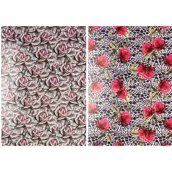 Motiv-Glossy-Karton, Elegante Rosen, 2 verschiedene Designs, DIN A4, 20 Bogen