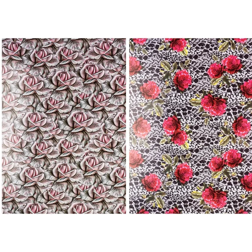 Motiv-Glossy-Karton, Elegante Rosen, 2 verschiedene Designs, DIN A4, 20 Bogen