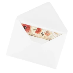 Motiv-Grußkarten, Blütentraum 4, B6, 230 g/m³, 5 Designs, inkl. weißen Umschlägen, 10 Stück