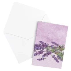 Motiv-Grußkarten, Blumenranken 2, 11,5cm x 16,5cm, 5 Designs, inkl. Umschläge, 10 Stück