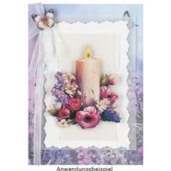 Motiv-Grußkarten, Blumenwiesen, 11,5cm x 16,5cm, 5 Designs, inkl. Umschläge, 10 Stück