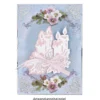 Motiv-Grußkarten, Christrosen, 11,5cm x 16,5cm, 230g/m², 5 Designs, inkl. Umschläge, 10 Stück