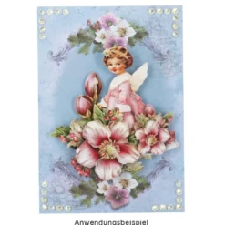 Motiv-Grußkarten, Christrosen, 11,5cm x 16,5cm, 230g/m², 5 Designs, inkl. Umschläge, 10 Stück