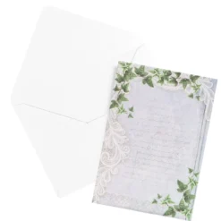 Motiv-Grußkarten, Efeu, 11,5cm x 16,5cm, 5 Designs, inkl. Umschläge, 10 Stück