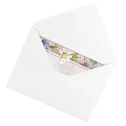 Motiv-Grußkarten, Florale Rahmen 2, 11,5cm x 16,5 cm, inkl. Umschläge, 10 Stück