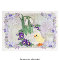 Motiv-Grußkarten, Hortensien 1, 11,5cm x 16,5cm, 5 Designs, inkl. Umschläge, 10 Stück