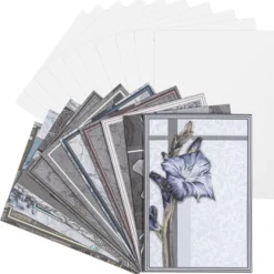 Motiv-Grußkarten, Kondolenz, B6, 230 g/m²,verschiedene Designs, inkl. Umschläge, 10 Stück