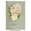 Motiv-Grußkarten, Kondolenz, floral, 11,5 cm x 16,5 cm, versch. Designs, inkl. Umschläge, 10 Stück