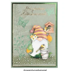 Motiv-Grußkarten, Kondolenz, floral, 11,5 cm x 16,5 cm, versch. Designs, inkl. Umschläge, 10 Stück