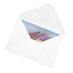 Motiv-Grußkarten, Marmor-Rahmen, 11,5cm x 16,5cm, inkl. Umschläge & 3-D Motive Blumentüten, 10 Stück