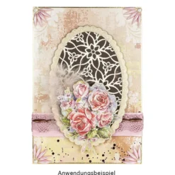 Motiv-Grußkarten, Ornamentik 2, B6, 5 versch. Farbtöne, inkl. Umschläge, 10 Stück