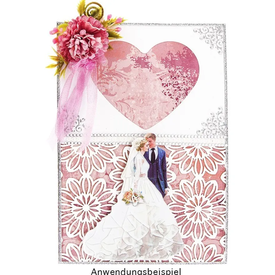 Motiv-Grußkarten, Ornamentik 2, B6, 5 versch. Farbtöne, inkl. Umschläge, 10 Stück
