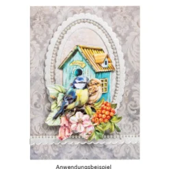 Motiv-Grußkarten, Ornamentik 1, 11,5cm x 16,5cm, 5 versch. Farbtöne, inkl. Umschläge, 10 Stück