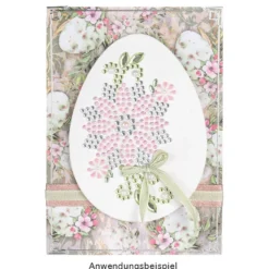 Motiv-Grußkarten, Osterzeit, 11,5cm x 16,5cm, 5 Designs, inkl. Umschlägen, 10 Stück