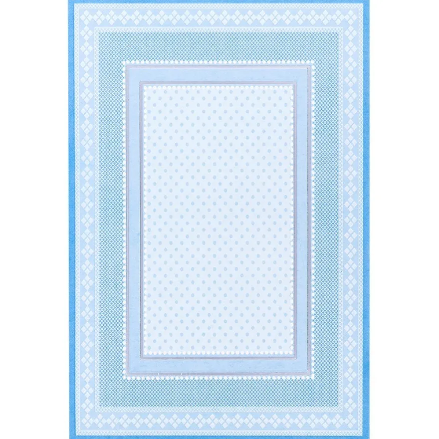 Motiv-Grußkarten, pastell-blau, 11,5cm x 16,5cm, inkl. Umschläge, 10 Stück