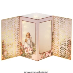 Motiv-Grußkarten & Umschläge, mit Sichtfenster, 8 Designs in 2 Größen, 24-teilig