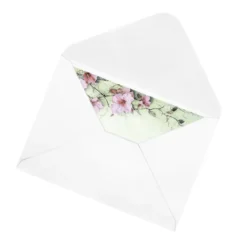 Motiv-Grußkarten, Vintage-Blüten 2, 11,5cm x 16,5cm, 5 Designs, inkl. Umschläge, 10 Stück