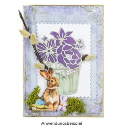 Motiv-Grußkarten, Vintage 1, 5 Designs, 11,5cm x 16,5cm, inkl. Umschläge, 10 Stück