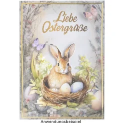 Motiv-Grußkarten, Vintage-Ostern 1, 5 Designs, 11,5cm x 16,5cm, inkl. Umschläge, 10 Stück
