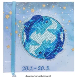 Motiv-Grußkarten, Wintergrüße 1, 16cm x 16cm, 2 Designs, inkl. Umschläge, 10 Stück