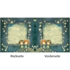 Motiv-Grußkarten, Winter/Weihnachten, 10 Designs, 16cm x 16cm, inkl. Umschläge, 10 Stück