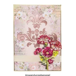 Motiv-Grußkarten, Zauberhafte Blumenwelt 1, 11,5cm x 16,5cm, 5 Designs, inkl. Umschlägen, 10 Stück