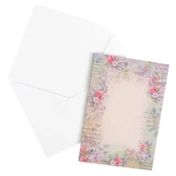 Motiv-Grußkarten, Zauberhafte Blumenwelt 1, 11,5cm x 16,5cm, 5 Designs, inkl. Umschlägen, 10 Stück