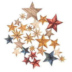Motiv-Holz-Laserbogen, Winter & Weihnachten, DIN A4, 2mm stark, farbig bedruckt, 5 Stück