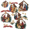 Motiv-Holz-Laserbogen, Winter & Weihnachten 2, DIN A4, 2mm stark, farbig bedruckt, 5 Stück
