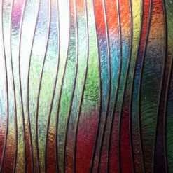 Motiv-Spiegelkarton, Buntglas-Effekte, 4 verschiedene Designs, DIN A4, 20 Bogen