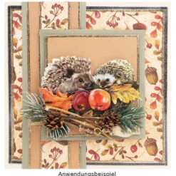 Motiv-Transparentpapiere Deluxe, Herbst, DIN A4, versch. Designs, 10 Bogen