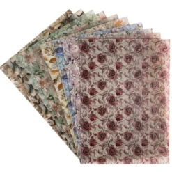 Motiv-Transparentpapiere Deluxe, Kondolenz, DIN A4, versch. Designs, 10 Bogen