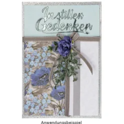 Motiv-Transparentpapiere Deluxe, Kondolenz, DIN A4, versch. Designs, 10 Bogen