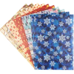 Motiv-Transparentpapiere Deluxe, Winter & Weihnachten 2, DIN A4, 150g/m²,5 versch. Designs, 10 Bogen