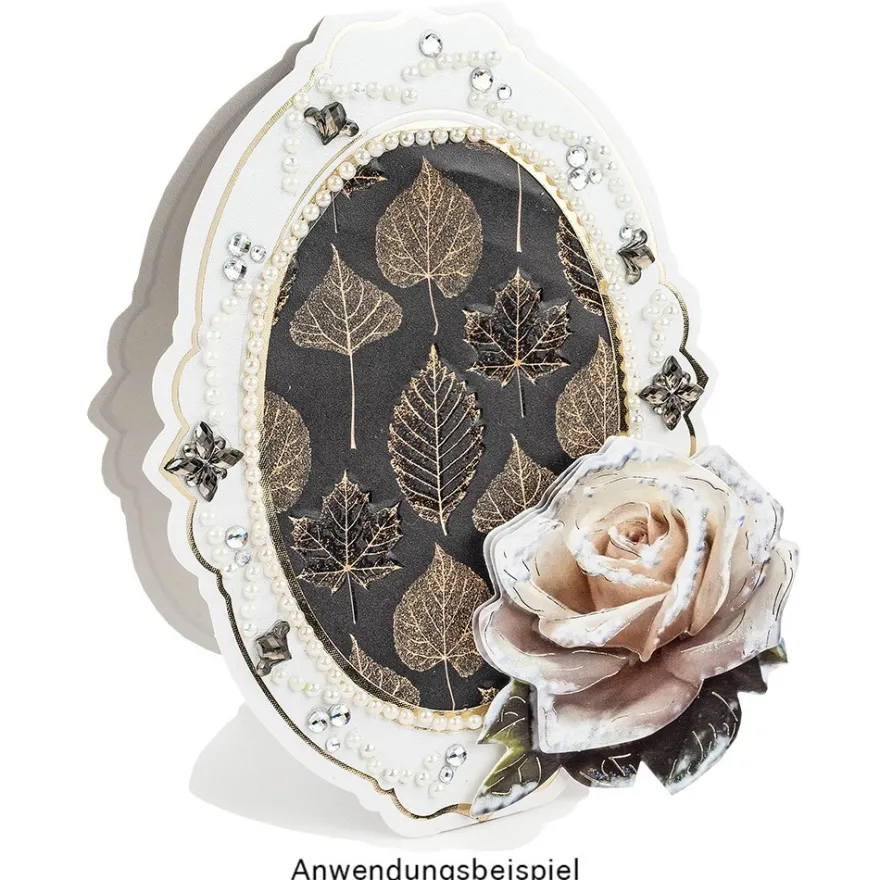 Motiv-Transparentpapiere Deluxe, Herbst- & Winter-Floristik, DIN A4, versch. Designs, 10 Bogen