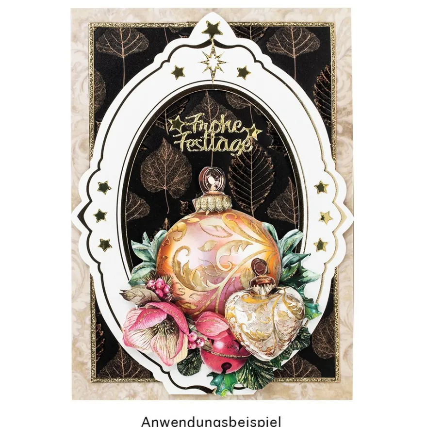 Motiv-Transparentpapiere Deluxe, Herbst- & Winter-Floristik, DIN A4, versch. Designs, 10 Bogen