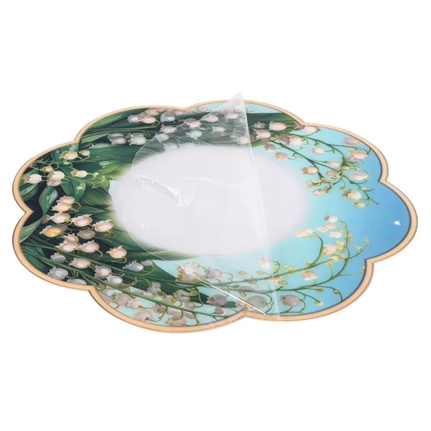 Motiv-Windradfolien, Blumen, Ø 20cm, 500µ, 2 Designs, 8 Stück