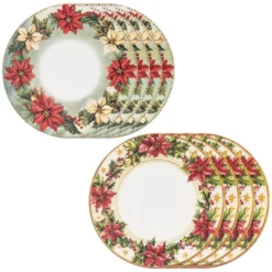 Motiv-Windradfolien, Kränze 3, Ø20cm, 500µ, 2 Designs, 8 Stück