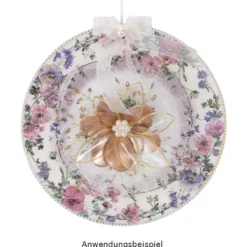 Motiv-Windradfolien, Kränze 2, Ø 20cm, 500µ, 2 Designs, 8 Stück