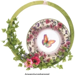 Motiv-Windradfolien, Kränze 2, Ø 20cm, 500µ, 2 Designs, 8 Stück
