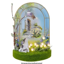 Motiv-Windradfolien, Torbogen, 15,5cm x 21cm, 500µ, 2 Designs, 8 Stück